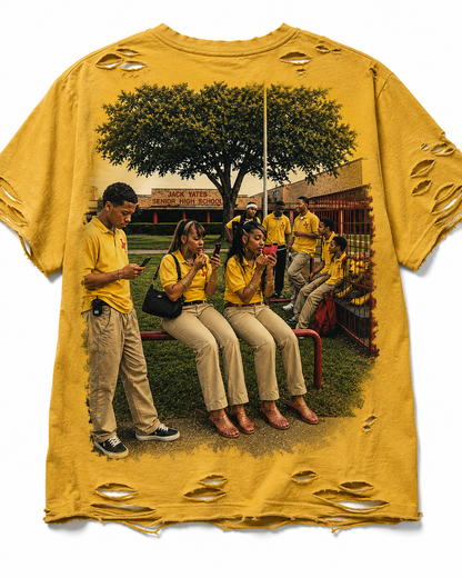 JACK YATES DISTRESSED TEE