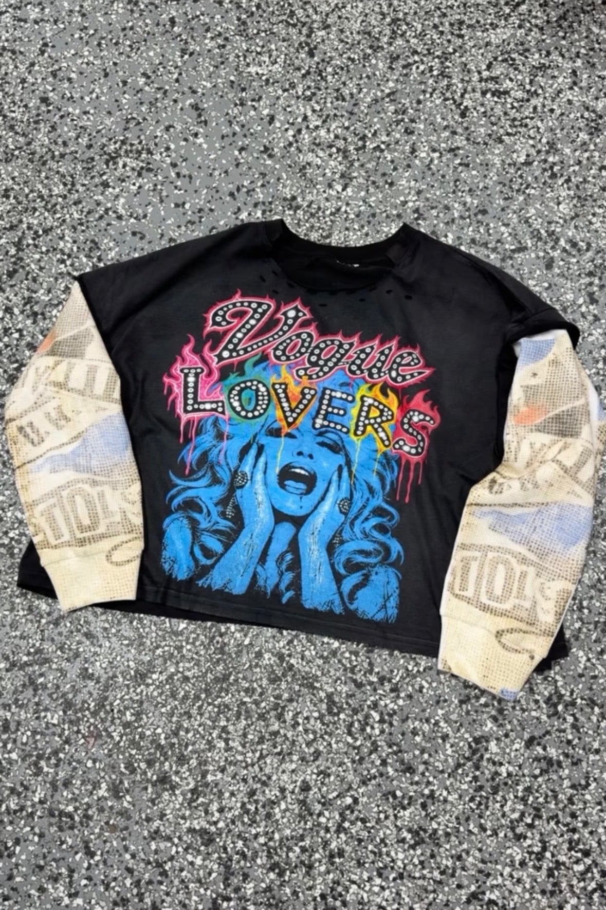 Vogue Lover Dtg Printed Long Sleeve