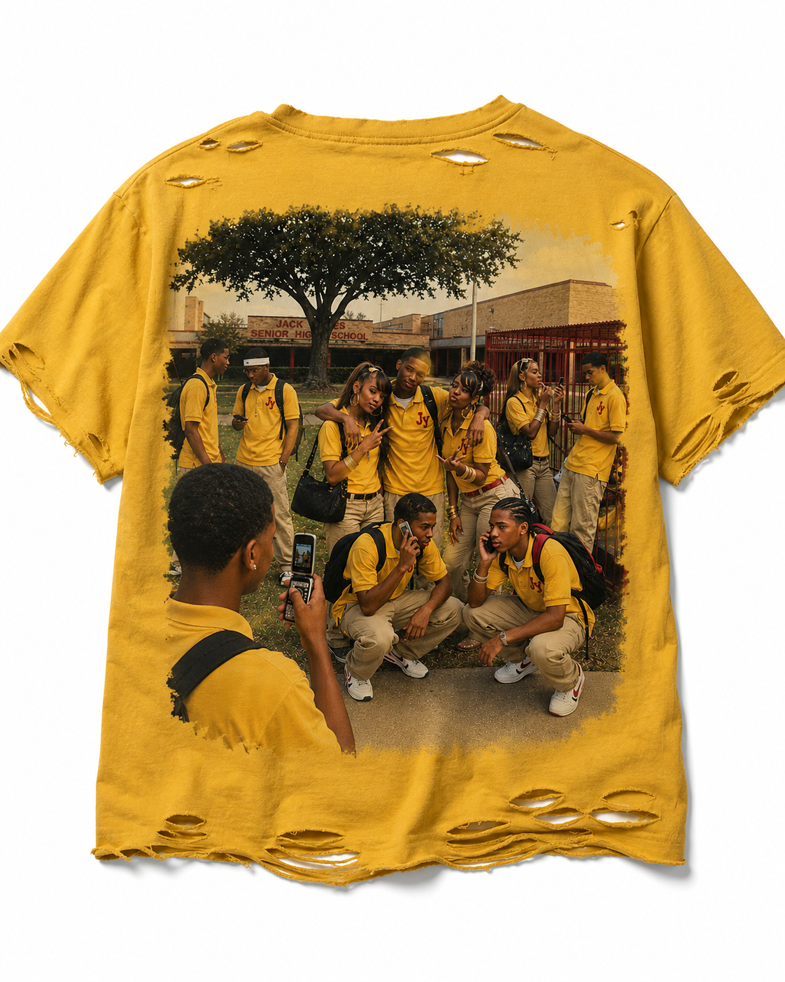 JACK YATES DISTRESSED TEE